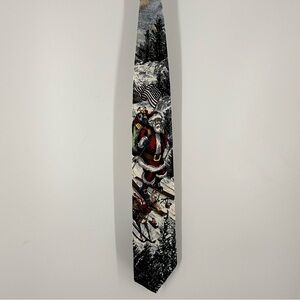 Van Heusen Americana Series Santa on the Slopes Tie